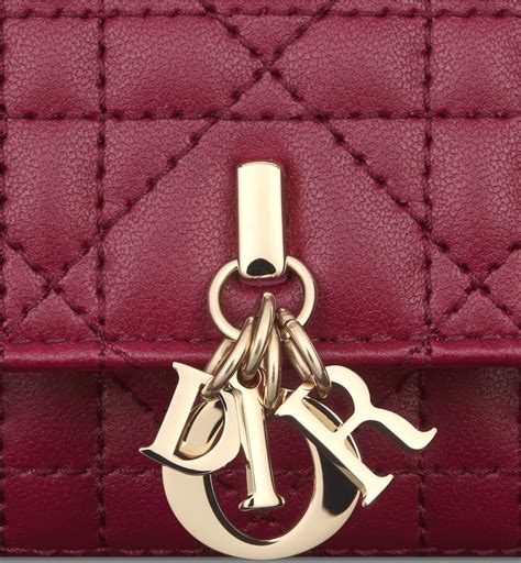 miss dior glycine wallet|Miss Dior Glycine Wallet Deep Fuchsia Cannage Lambskin .